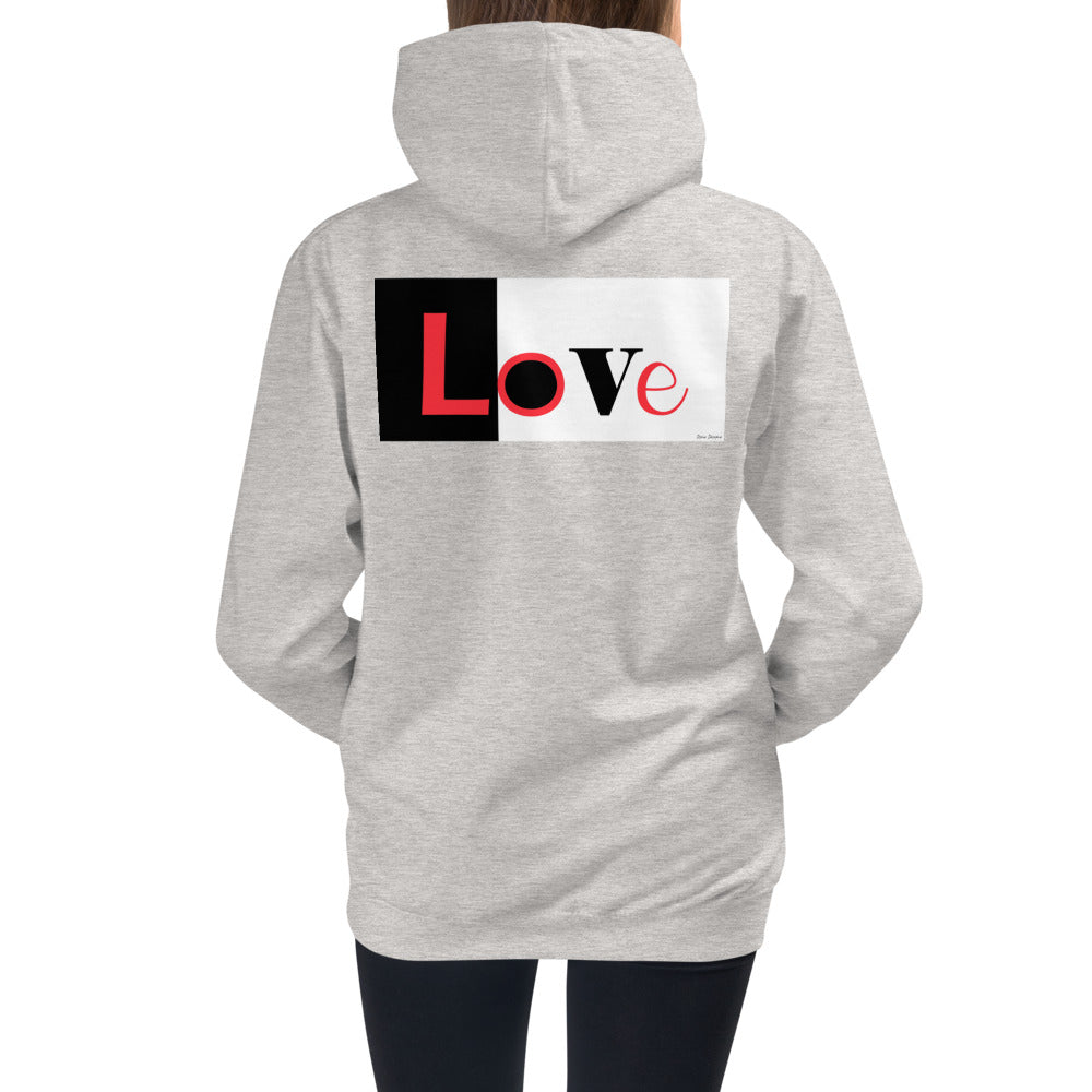 Premium Hoodie - BACK Print: LoVe