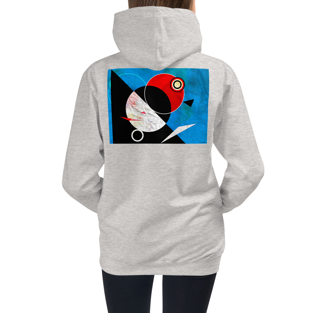 Premium Hoodie - BACK Print: Abstract Orbits