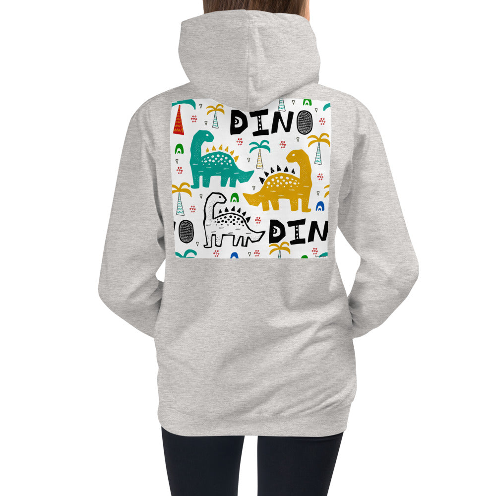 Premium Hoodie - BACK Print: Dinos
