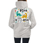 Premium Hoodie - BACK Print: Dinos