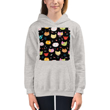 Load image into Gallery viewer, Premium Hoodie - FRONT &amp; BACK Print: Cat Faces &amp; Fat Cat
