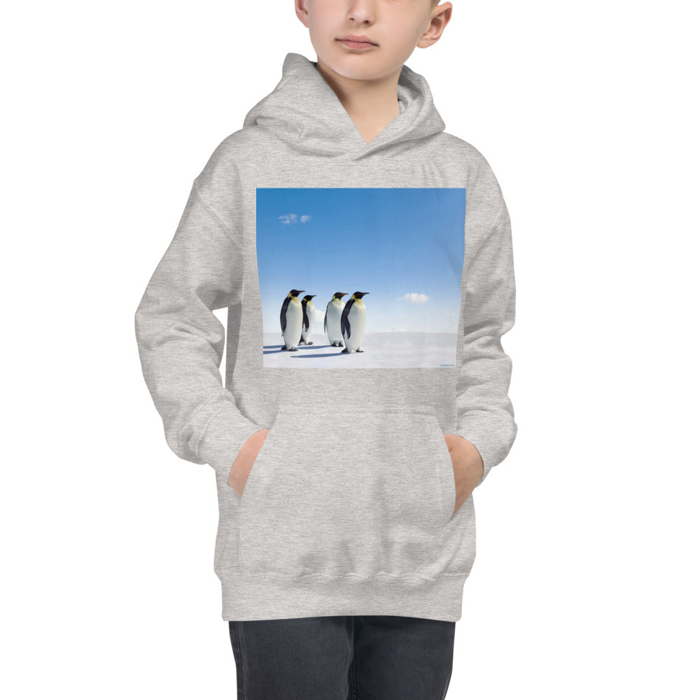 Premium Hoodie - FRONT Print: The Penguins
