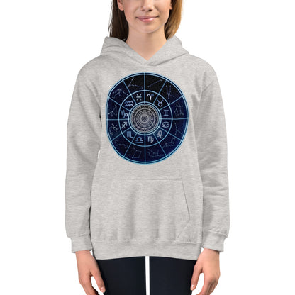 Premium Hoodie - FRONT Print: Astrological Star Circle