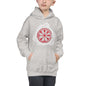 Premium Hoodie - FRONT Print: Magical Norse Runic Compass