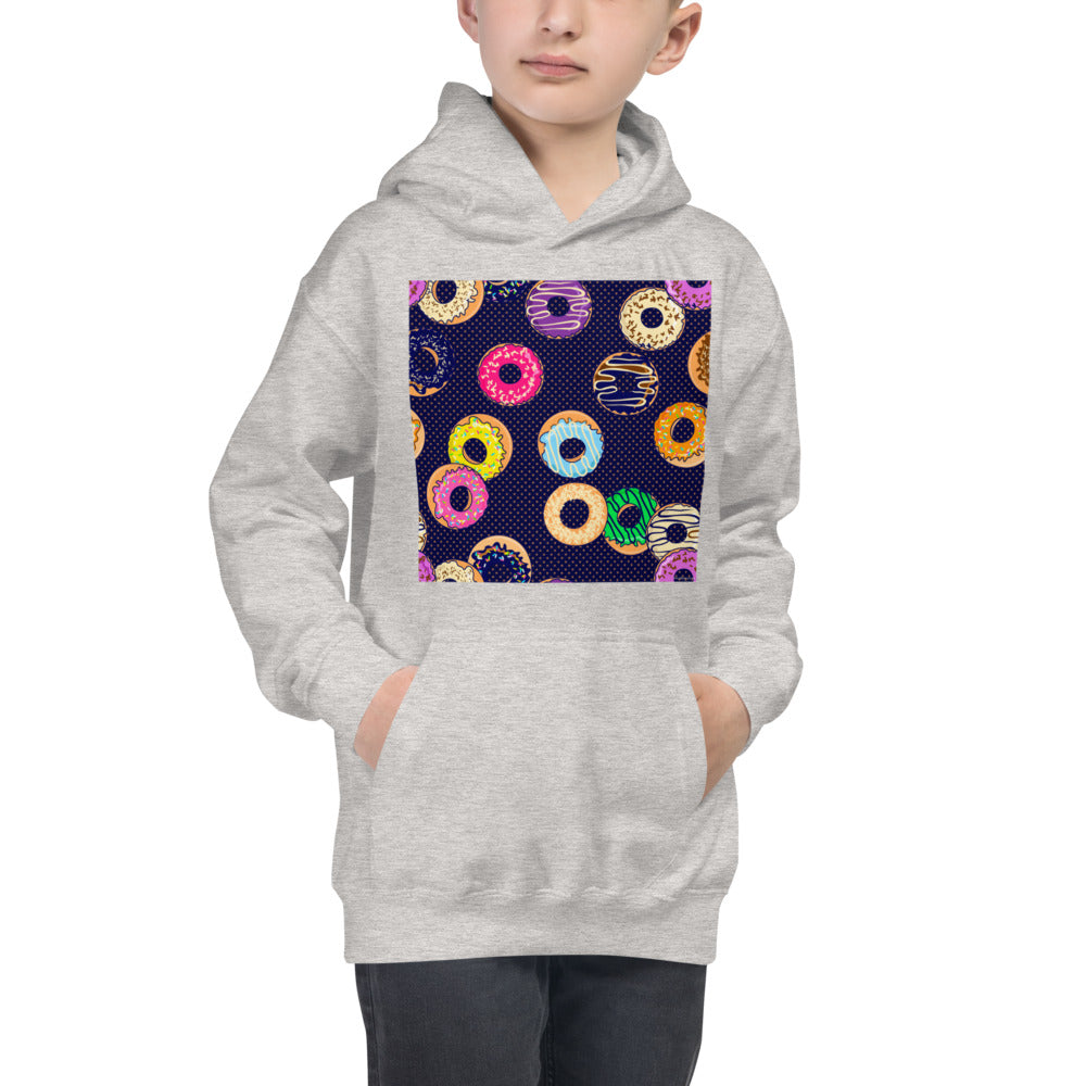 Premium Hoodie - FRONT Print: Raining Donuts