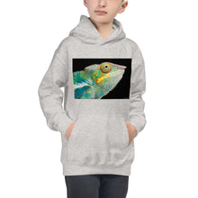 Load image into Gallery viewer, Premium Hoodie - FRONT Print: Chameleon Close up
