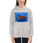 Premium Hoodie - FRONT Print: Sea Turtle in Blue Water