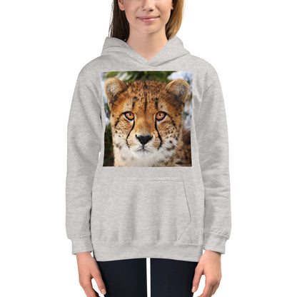 Premium Hoodie - FRONT Print: Cheetah Stare