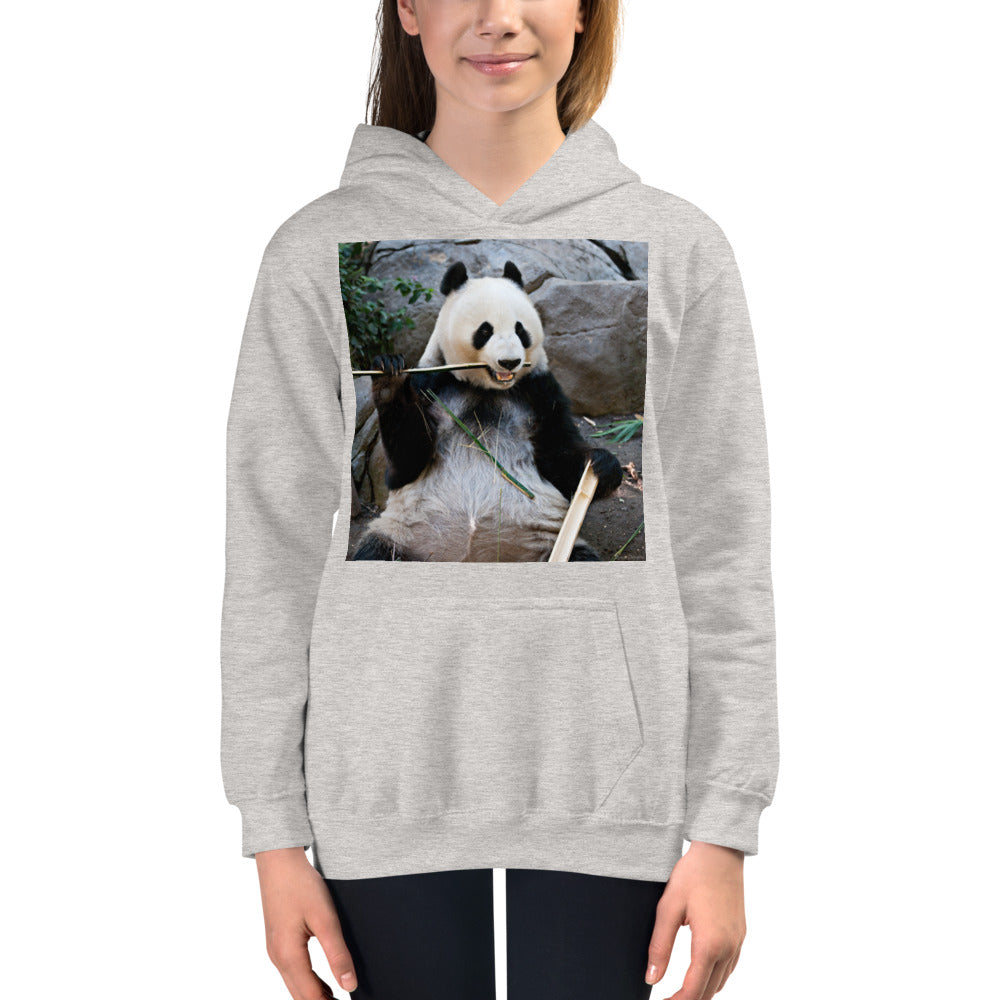 Premium Hoodie - FRONT Print: Bamboo Panda