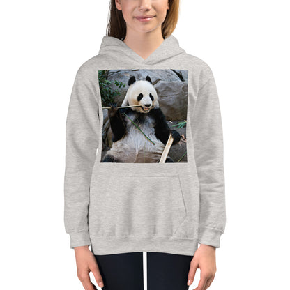 Premium Hoodie - FRONT Print: Bamboo Panda