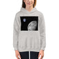Premium Hoodie - FRONT Print: NASA Photo: Earth & Moon from Space