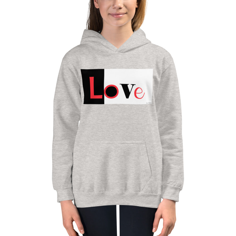 Premium Hoodie - FRONT Print: LoVe