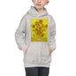 Premium Hoodie - FRONT Print: 12 Sunflowers in a Vase