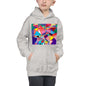 Premium Hoodie - FRONT Print: Abstract Triangles