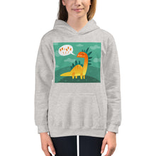 Load image into Gallery viewer, Premium Hoodie - FRONT Print: Dino Roar!
