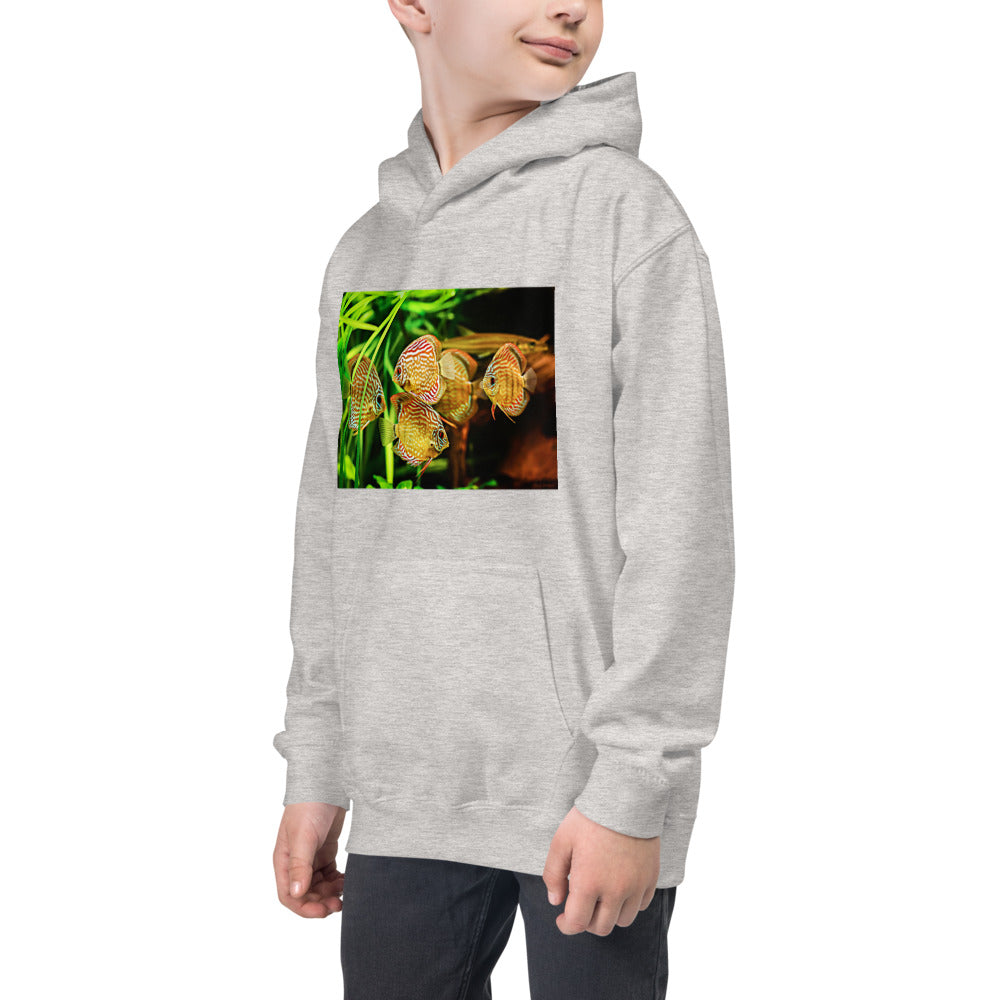 Premium Hoodie - FRONT Print: Amazon Discus