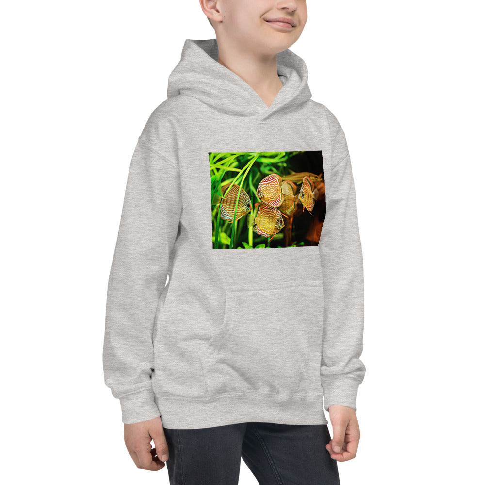 Premium Hoodie - FRONT Print: Amazon Discus