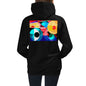 Premium Hoodie - Just BACK: Abstract Red Eye
