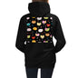 Premium Hoodie - BACK Print: Cat Faces
