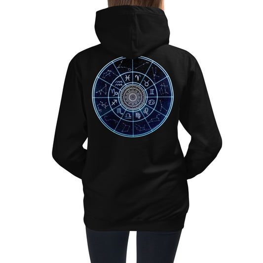 Premium Hoodie - BACK Print: Astrological Star Circle
