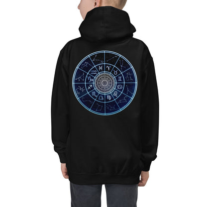 Premium Hoodie - BACK Print: Astrological Star Circle
