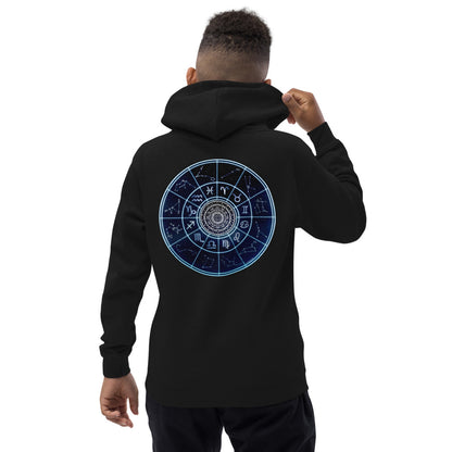 Premium Hoodie - BACK Print: Astrological Star Circle