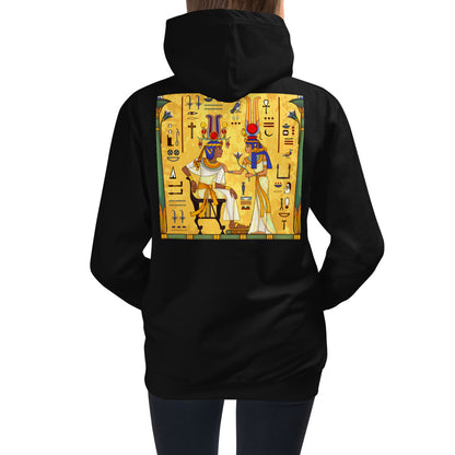 Premium Hoodie - BACK Print: Egyptian Royal Couple