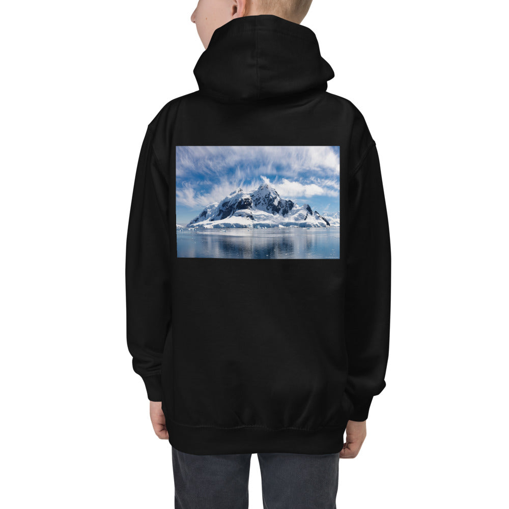 Kids HoodiePremium Hoodie - BACK Print: Antarctic Wind