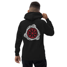 Load image into Gallery viewer, Premium Hoodie - BACK Print: Magical Norse Runic Compass
