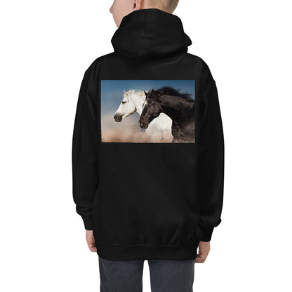 Premium Hoodie - BACK Print: Born Free