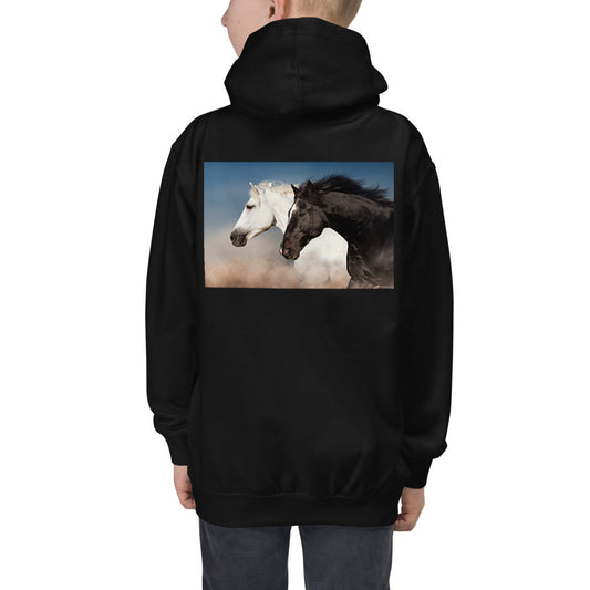 Premium Hoodie - BACK Print: Born Free