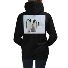 Load image into Gallery viewer, Premium Hoodie - BACK Print: Penguin Family
