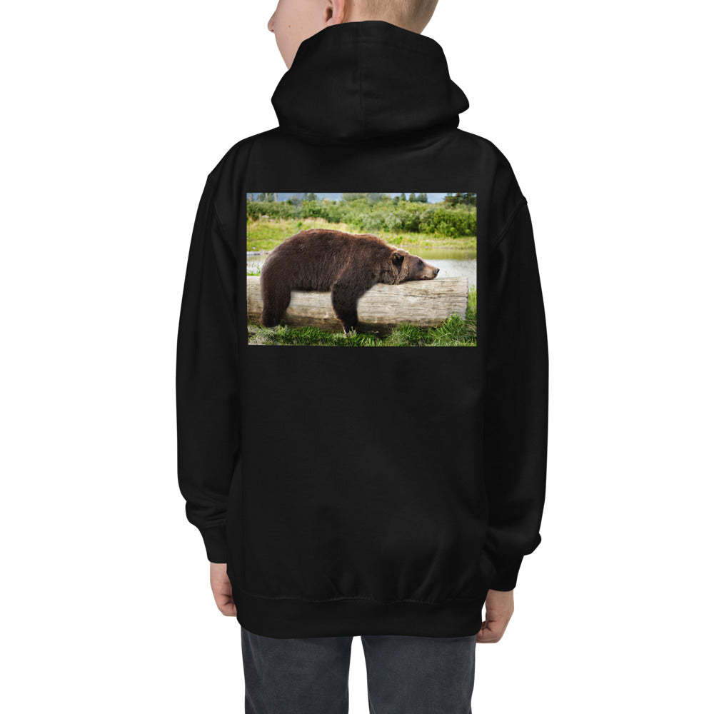 Premium Hoodie - BACK Print: Bump on a Log
