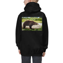 Load image into Gallery viewer, Premium Hoodie - BACK Print: Bump on a Log
