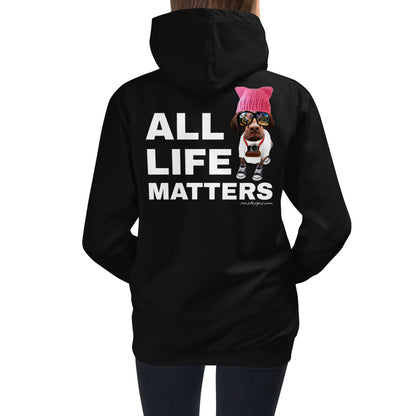 Premium Hoodie - Just BACK: All Life Matters!