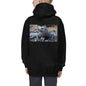 Premium Hoodie - BACK Print: Galapagos Blue Marine Iguana
