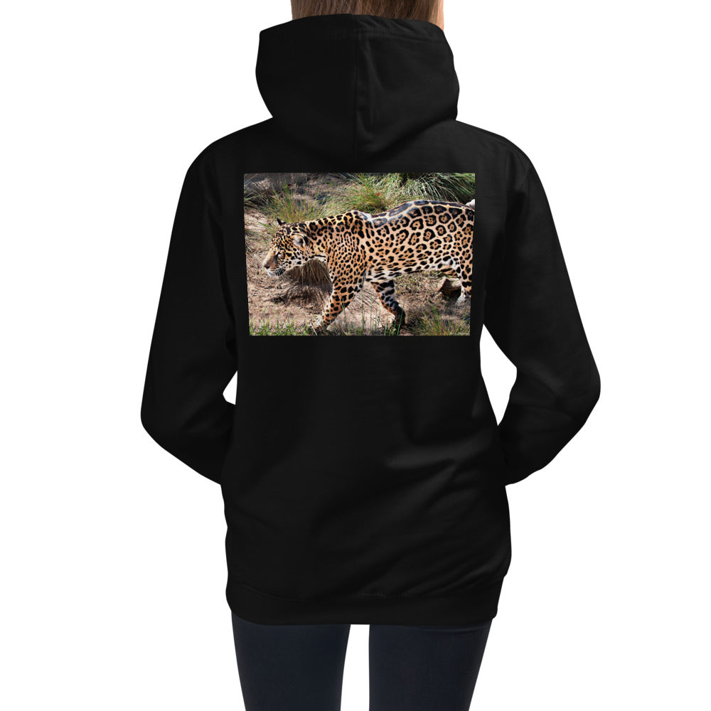 Premium Hoodie - BACK Print: Young Leopard