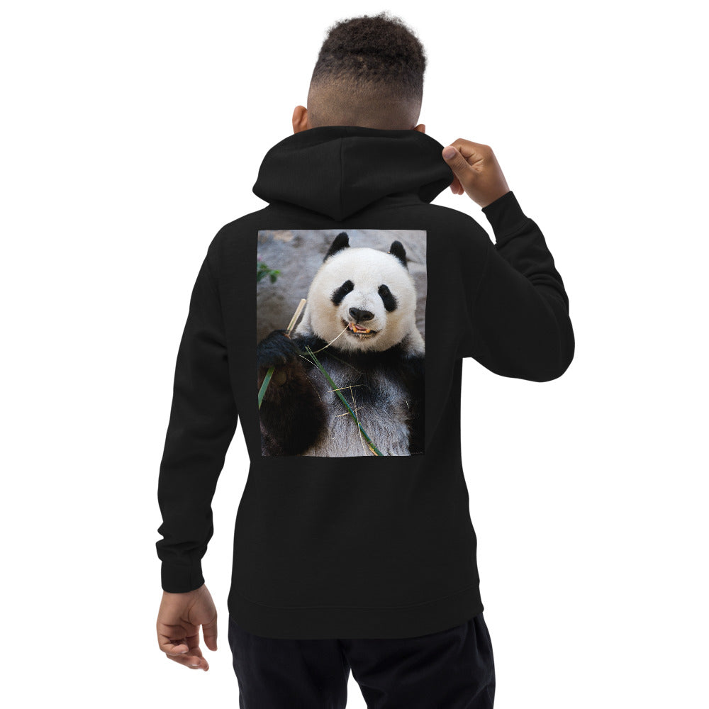 Premium Hoodie - BACK Print: Happy Panda