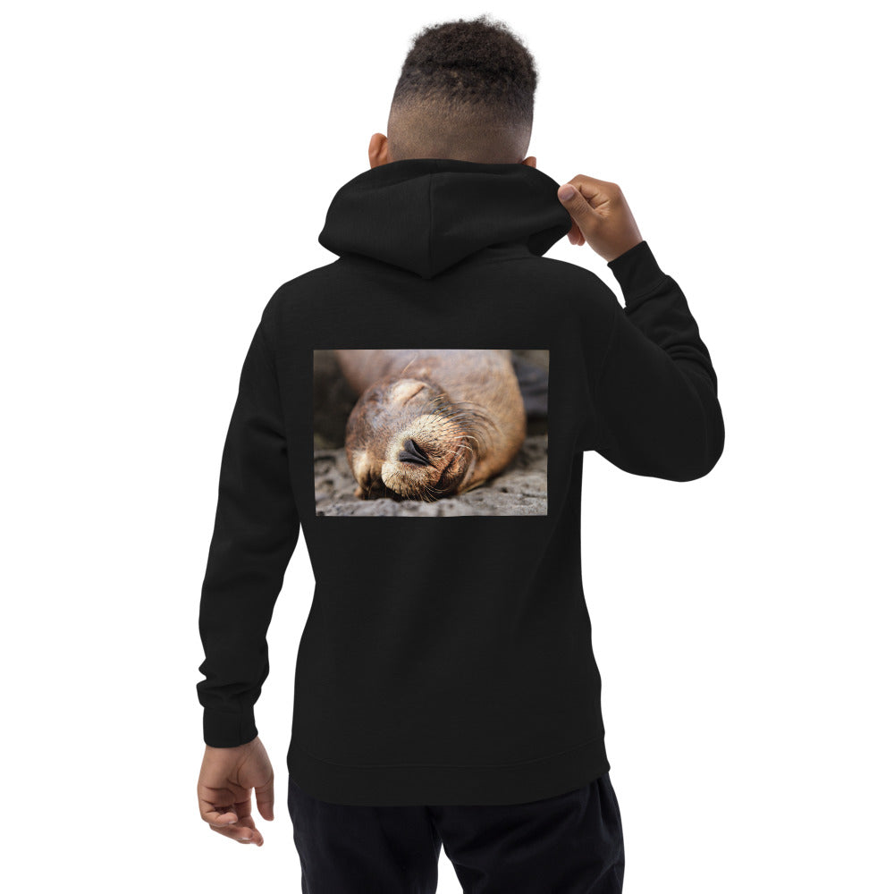 Premium Hoodie - BACK Print: Snoring Sound