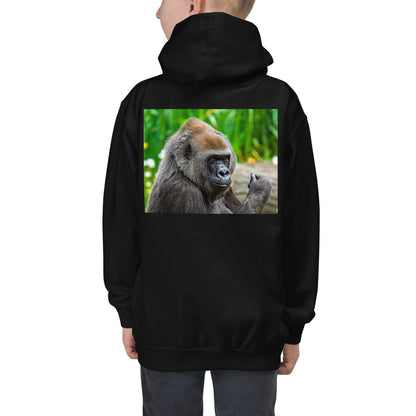 Premium Hoodie - BACK Print: Young Gorilla