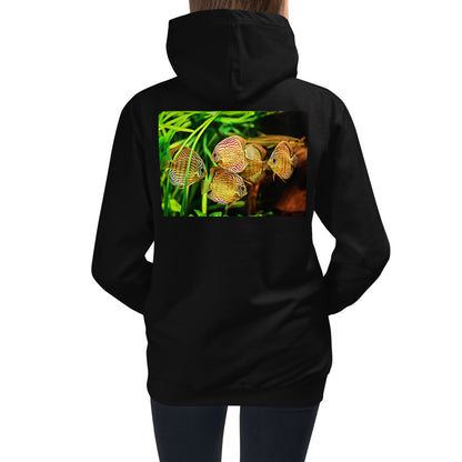 Premium Hoodie - BACK Print: Amazon Discus