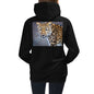 Premium Hoodie - BACK Print: Blue Eyed Leopard