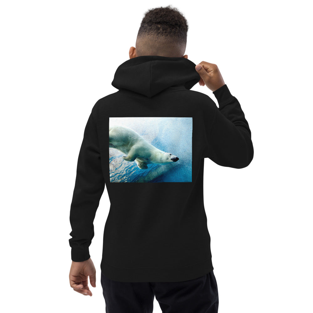 Premium Hoodie - BACK Print: Polar Dip