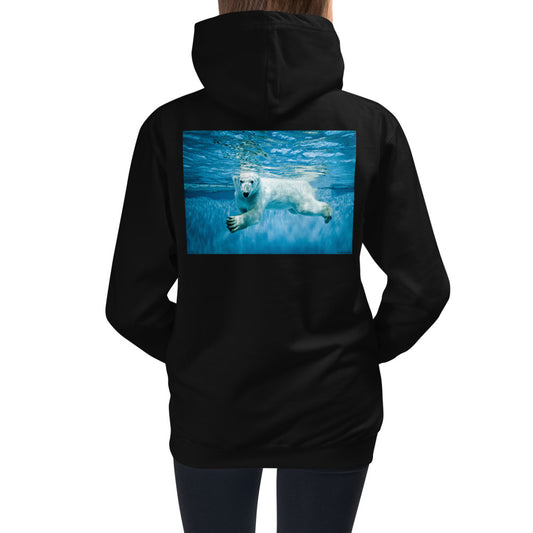 Premium Hoodie - BACK Print: Polar Paddle
