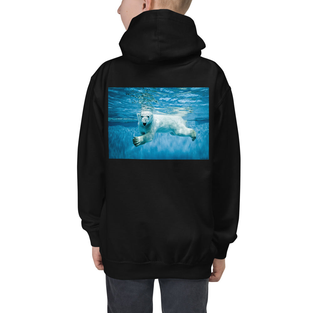 Premium Hoodie - BACK Print: Polar Paddle