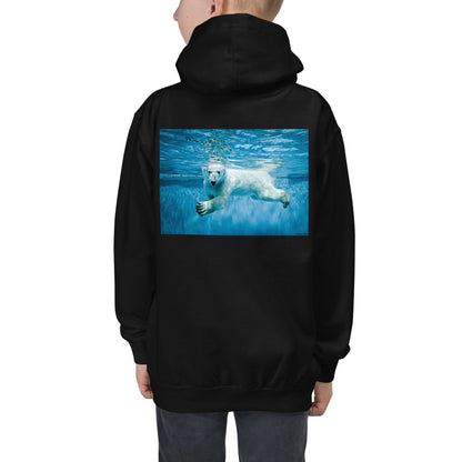 Premium Hoodie - BACK Print: Polar Paddle
