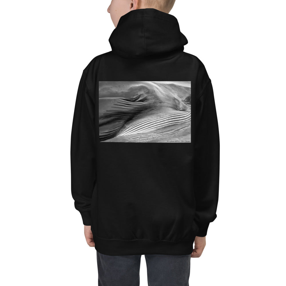 Premium Hoodie - BACK Print: Eye of a Whale