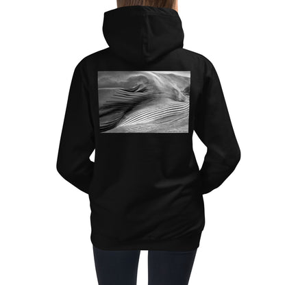 Premium Hoodie - BACK Print: Eye of a Whale