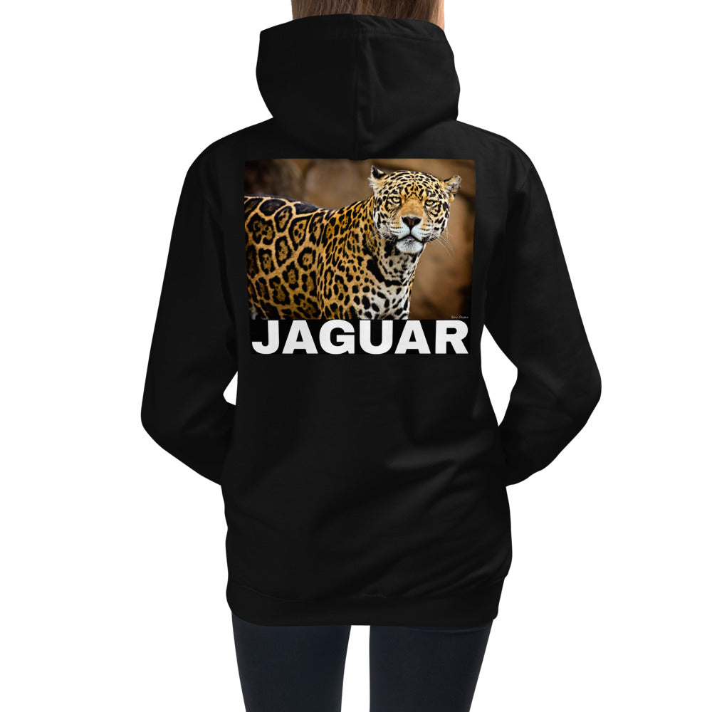 Premium Hoodie - BACK Print: Jaguar