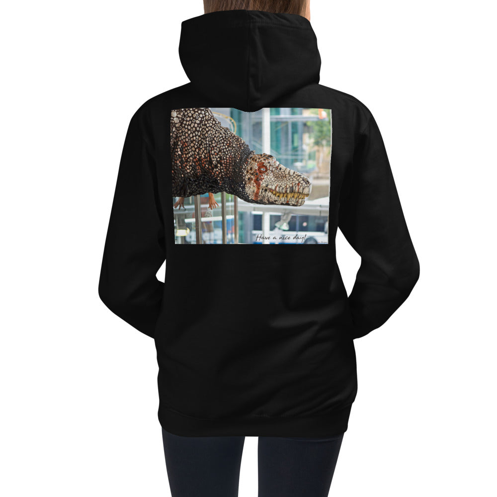 Premium Hoodie - BACK Print: Have a Nice Day!